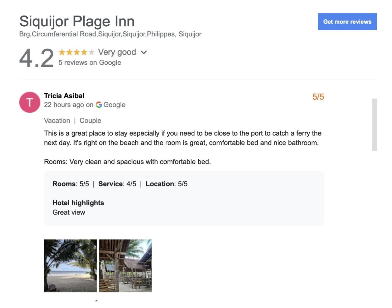 Siquijor Plage Inn Exteriér fotografie